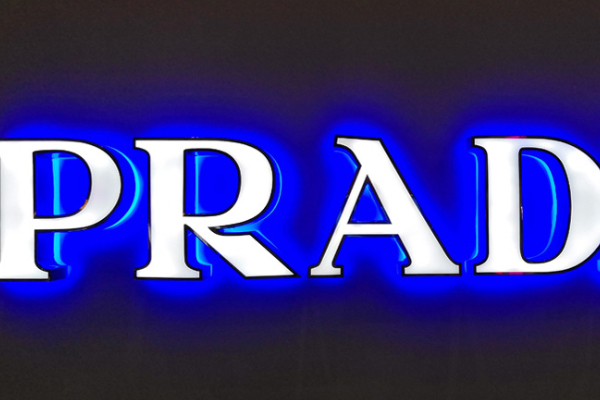 雕刻机加工的发光字展示