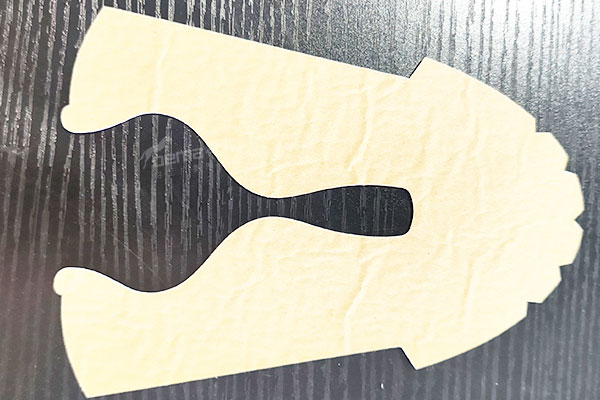 得马F11高速裁切机切割样品